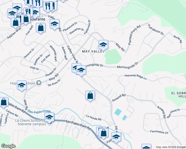 map of restaurants, bars, coffee shops, grocery stores, and more near 3309 Brentwood Avenue in Richmond
