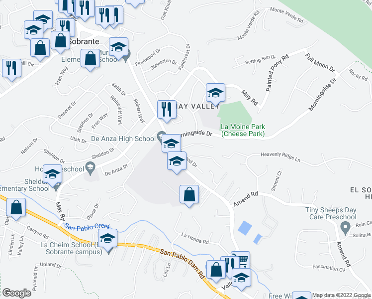 map of restaurants, bars, coffee shops, grocery stores, and more near 3314 Clearfield Avenue in Richmond
