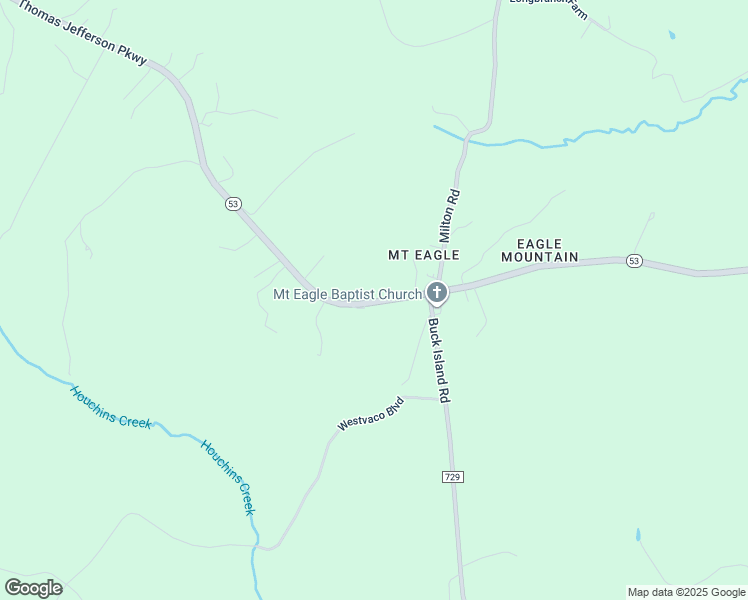 map of restaurants, bars, coffee shops, grocery stores, and more near 2265 Thomas Jefferson Parkway in Charlottesville
