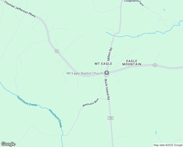 map of restaurants, bars, coffee shops, grocery stores, and more near 2265 Thomas Jefferson Parkway in Charlottesville