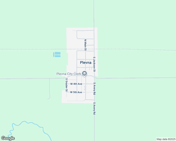 map of restaurants, bars, coffee shops, grocery stores, and more near 3 South Main Street in Plevna