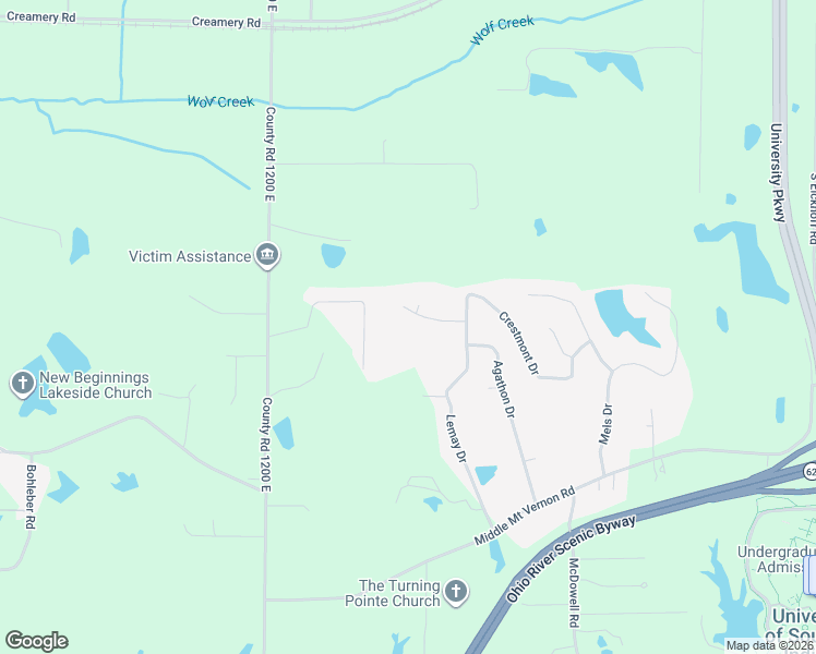 map of restaurants, bars, coffee shops, grocery stores, and more near 10000 Chatodd Court in Evansville
