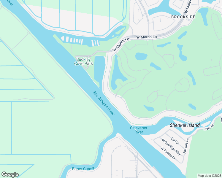 map of restaurants, bars, coffee shops, grocery stores, and more near 5717 Saint Andrews Drive in Stockton