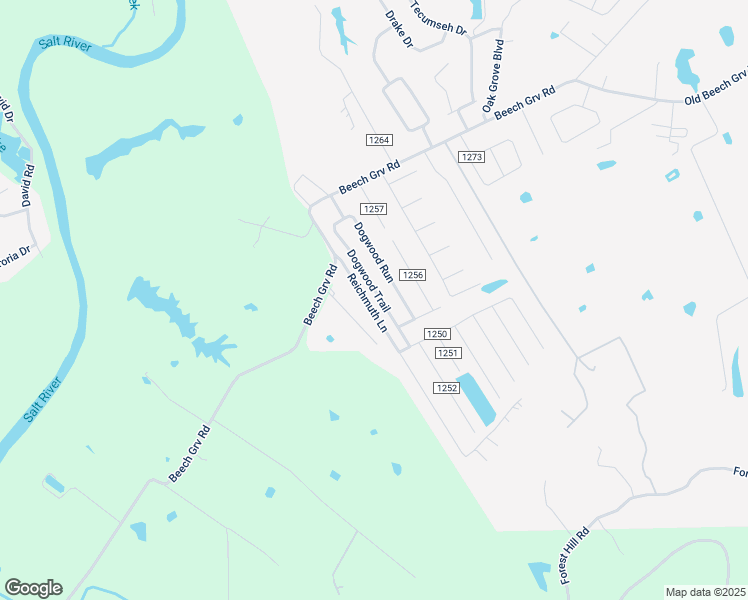 map of restaurants, bars, coffee shops, grocery stores, and more near 327 Dogwood Trail in Shepherdsville