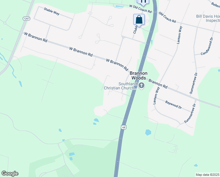 map of restaurants, bars, coffee shops, grocery stores, and more near 204 Ponder Way in Nicholasville