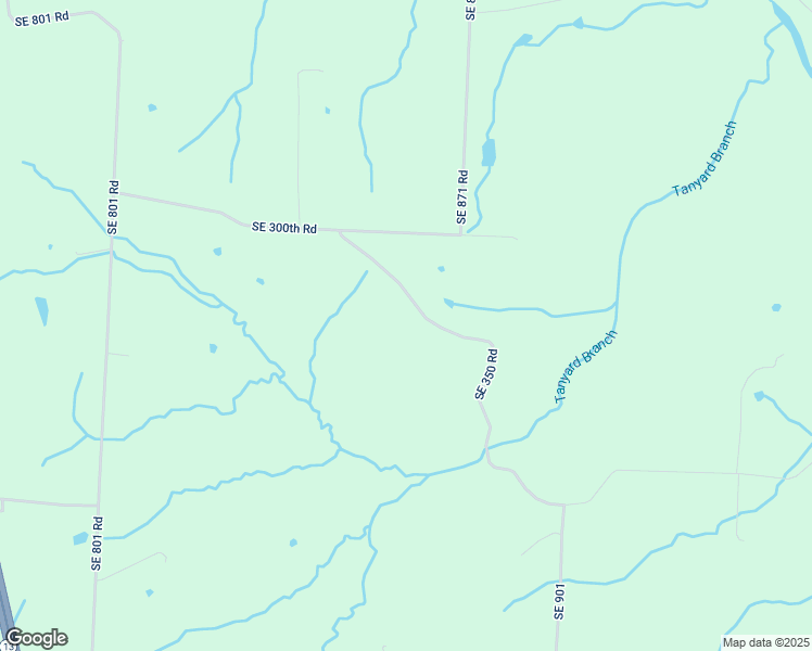 map of restaurants, bars, coffee shops, grocery stores, and more near 8720 Southeast 350 Road in Collins