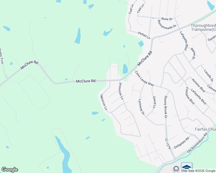 map of restaurants, bars, coffee shops, grocery stores, and more near 103 Hibiscus Lane in Winchester