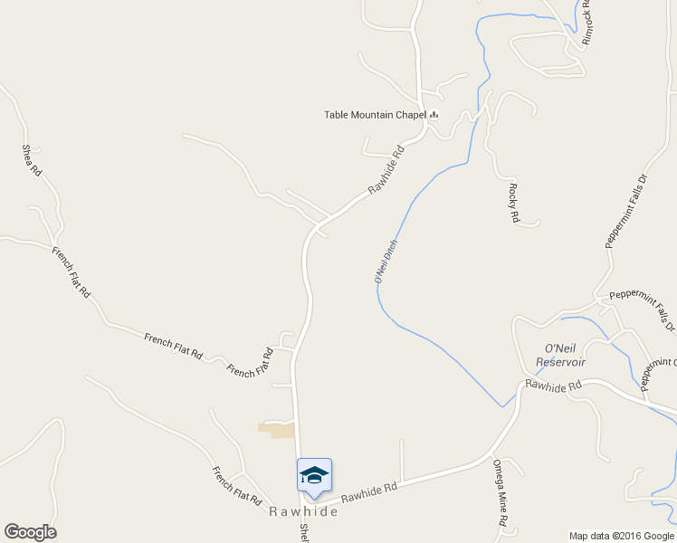 map of restaurants, bars, coffee shops, grocery stores, and more near 19391 Rawhide Road in Sonora