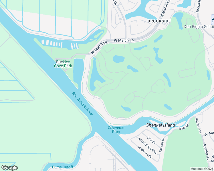 map of restaurants, bars, coffee shops, grocery stores, and more near 4235 Spyglass Drive in Stockton