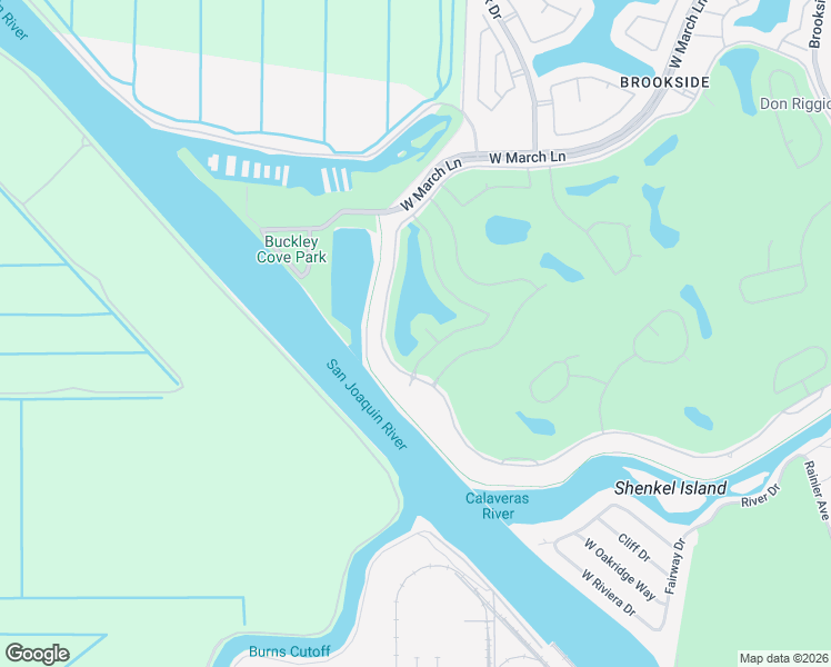 map of restaurants, bars, coffee shops, grocery stores, and more near 3970 Spyglass Court in Stockton