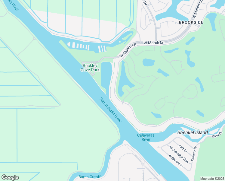 map of restaurants, bars, coffee shops, grocery stores, and more near 5788 Saint Andrews Drive in Stockton