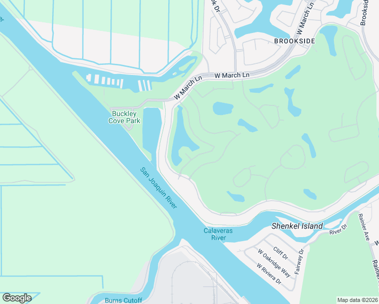 map of restaurants, bars, coffee shops, grocery stores, and more near 4235 Spyglass Drive in Stockton