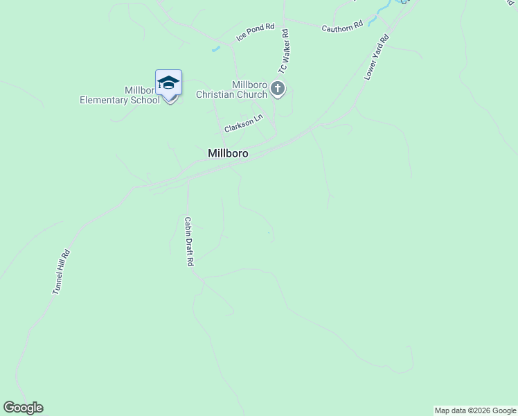 map of restaurants, bars, coffee shops, grocery stores, and more near 217 Huffman Hill Road in Millboro