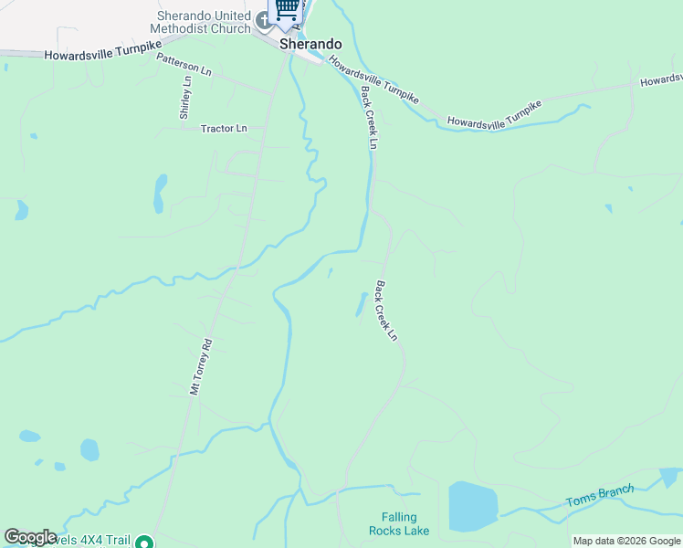 map of restaurants, bars, coffee shops, grocery stores, and more near 217 Back Creek Lane in Lyndhurst