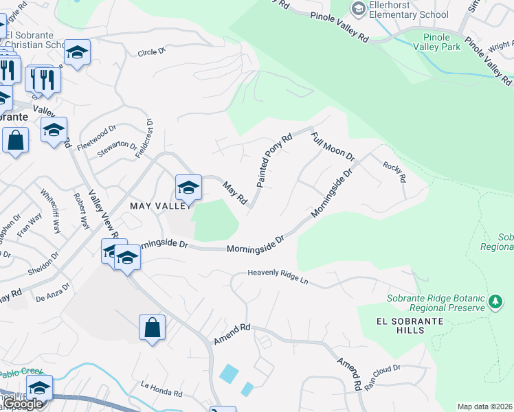 map of restaurants, bars, coffee shops, grocery stores, and more near 3609 Black Feather Drive in Richmond
