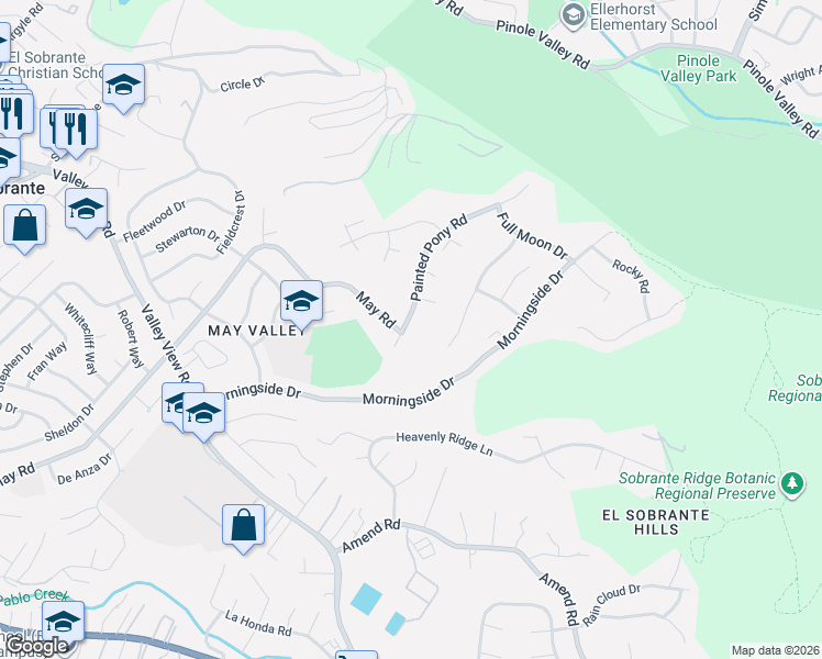 map of restaurants, bars, coffee shops, grocery stores, and more near 3609 Black Feather Drive in Richmond