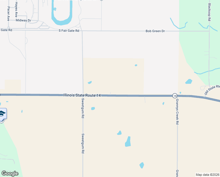 map of restaurants, bars, coffee shops, grocery stores, and more near 8293 Illinois 14 in Du Quoin