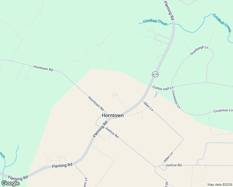 map of restaurants, bars, coffee shops, grocery stores, and more near 4445 Welbourne Lane in Horntown