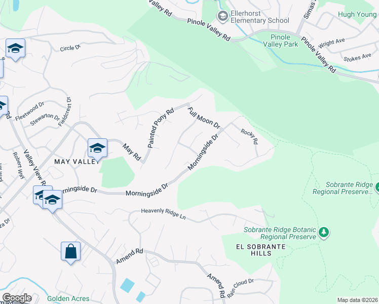 map of restaurants, bars, coffee shops, grocery stores, and more near 4824 Sky Hawk Drive in Richmond