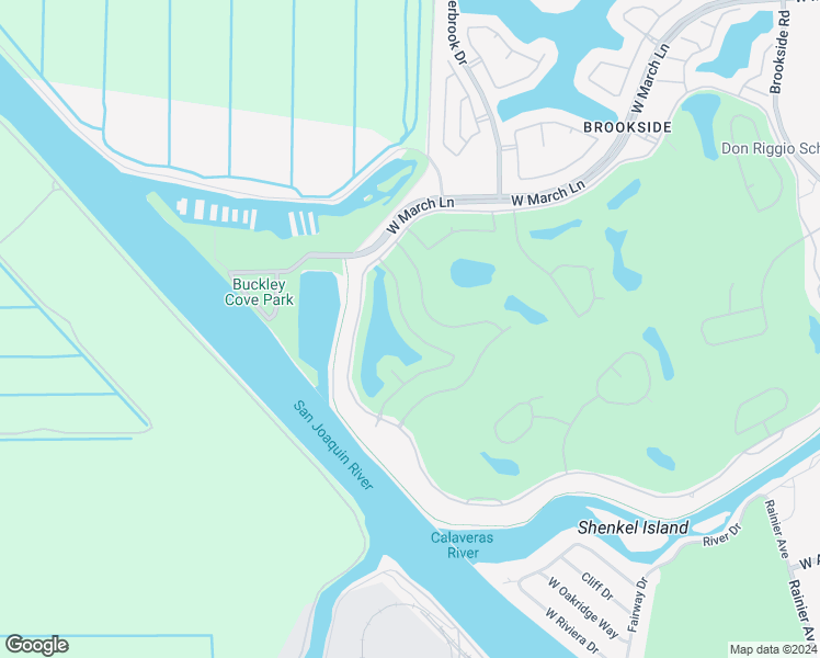 map of restaurants, bars, coffee shops, grocery stores, and more near 4507 Spyglass Drive in Stockton