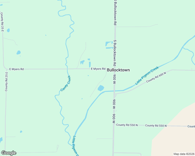 map of restaurants, bars, coffee shops, grocery stores, and more near 4155 South Fortune Road in Boonville