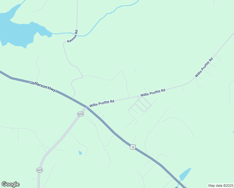 map of restaurants, bars, coffee shops, grocery stores, and more near 207 Willis Proffitt Road in Mineral