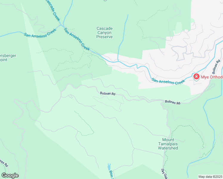 map of restaurants, bars, coffee shops, grocery stores, and more near 850 Bolinas Road in Fairfax