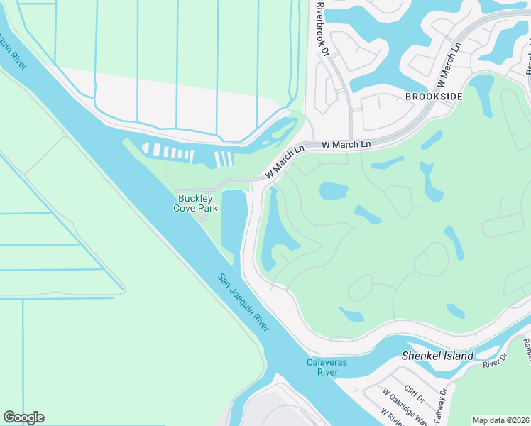 map of restaurants, bars, coffee shops, grocery stores, and more near 5913 Saint Andrews Drive in Stockton