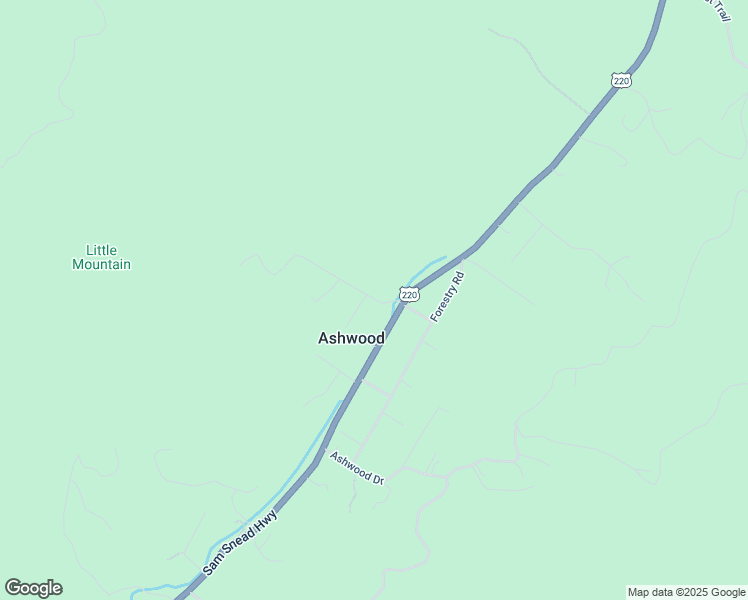 map of restaurants, bars, coffee shops, grocery stores, and more near 5659 Sam Snead Highway in Hot Springs