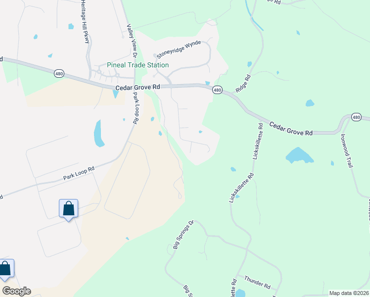 map of restaurants, bars, coffee shops, grocery stores, and more near 150 Cedar Place Court in Shepherdsville
