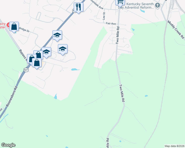 map of restaurants, bars, coffee shops, grocery stores, and more near 443 Fairholme Way in Winchester