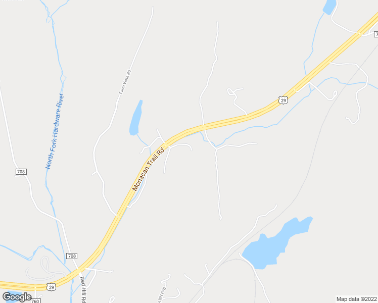 map of restaurants, bars, coffee shops, grocery stores, and more near 2203 Skyline View Lane in Charlottesville