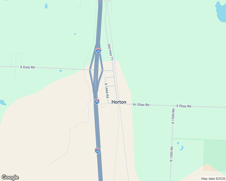 map of restaurants, bars, coffee shops, grocery stores, and more near 7452 1444 Road in Richards