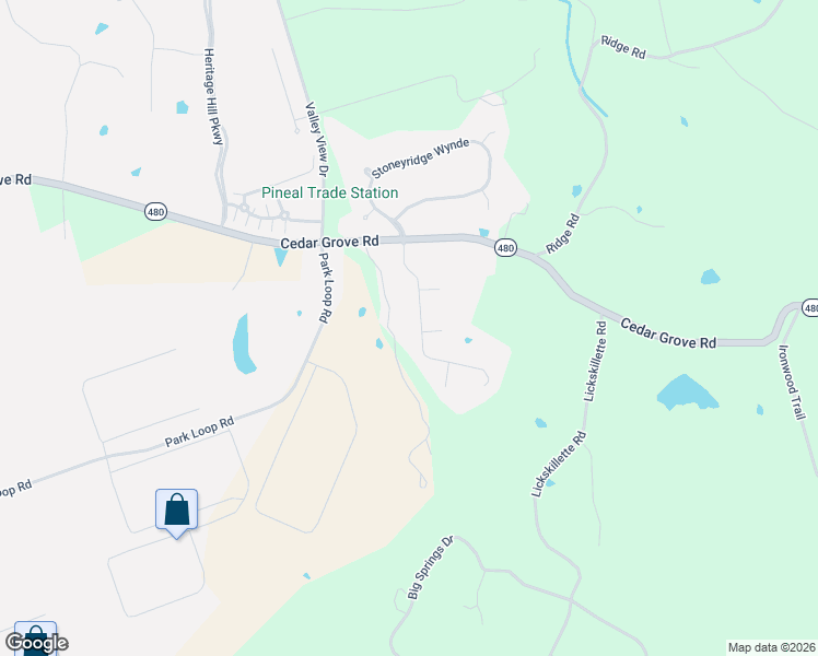 map of restaurants, bars, coffee shops, grocery stores, and more near 331 Cedar Place Drive in Shepherdsville