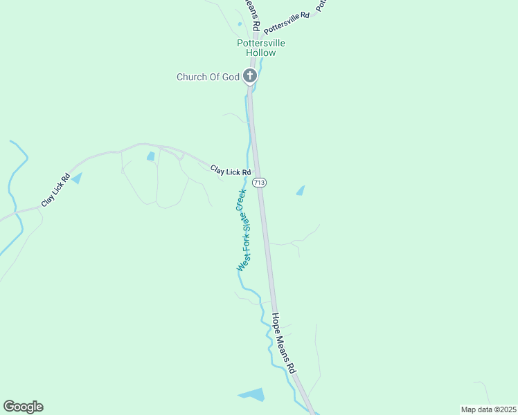 map of restaurants, bars, coffee shops, grocery stores, and more near 2129 Hope Means Road in Means