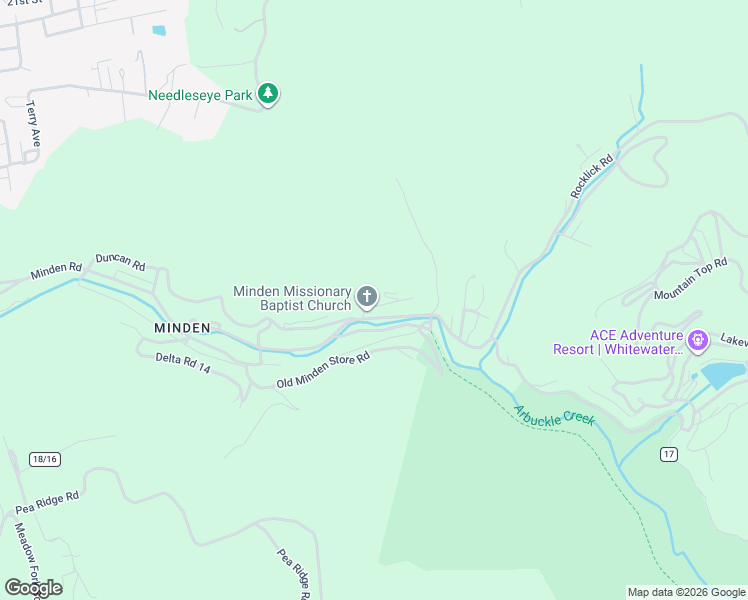 map of restaurants, bars, coffee shops, grocery stores, and more near 49 Minden Church Road in Oak Hill