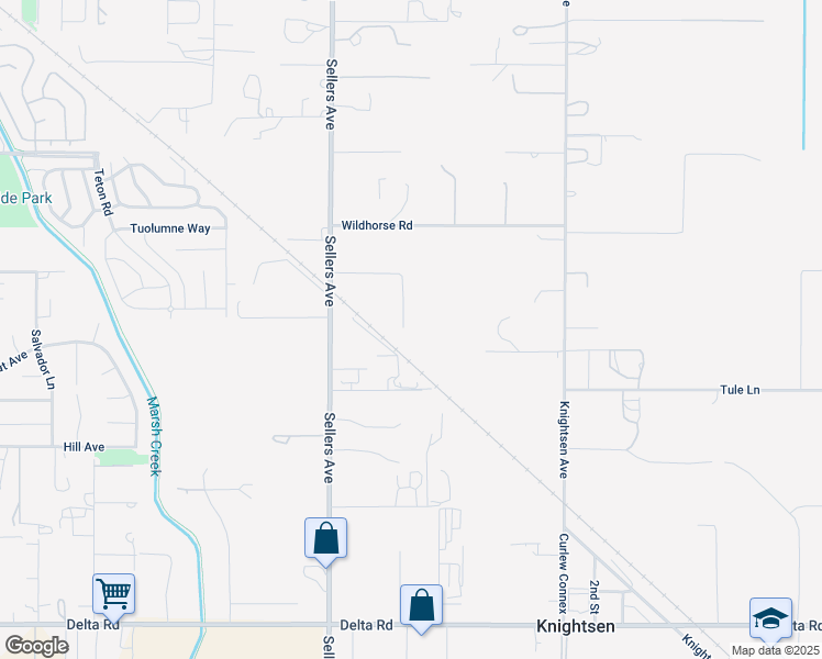 map of restaurants, bars, coffee shops, grocery stores, and more near 5750 Sellers Avenue in Oakley