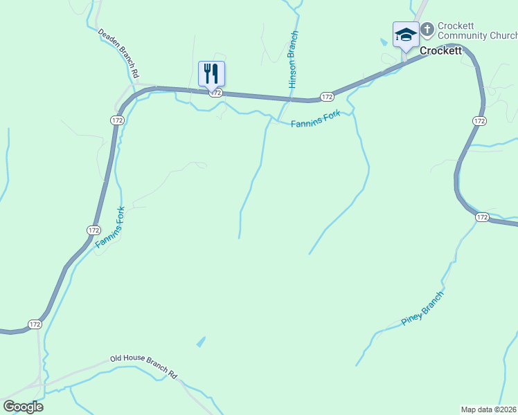 map of restaurants, bars, coffee shops, grocery stores, and more near 13412 Kentucky 172 in West Liberty