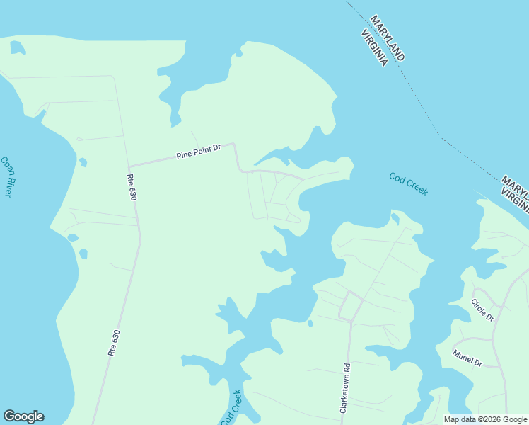 map of restaurants, bars, coffee shops, grocery stores, and more near 127 Holly Road in Heathsville