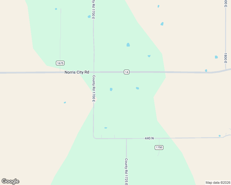 map of restaurants, bars, coffee shops, grocery stores, and more near 17090 Norris City Road in Broughton