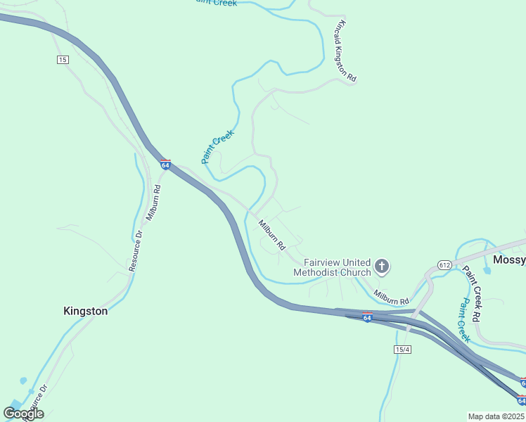 map of restaurants, bars, coffee shops, grocery stores, and more near 30 Kincaid Kingston Road in Scarbro