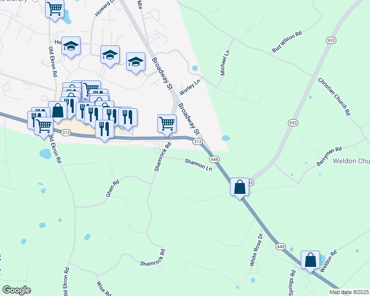 map of restaurants, bars, coffee shops, grocery stores, and more near in Brandenburg
