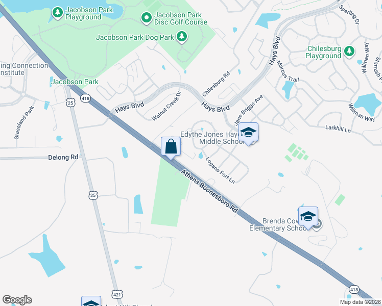 map of restaurants, bars, coffee shops, grocery stores, and more near 327 Hannah Todd Place in Lexington