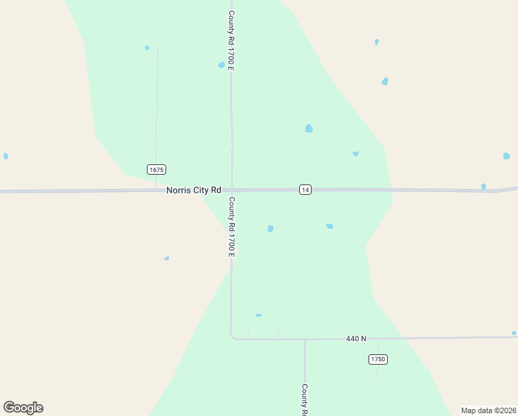 map of restaurants, bars, coffee shops, grocery stores, and more near 17090 Norris City Road in Broughton