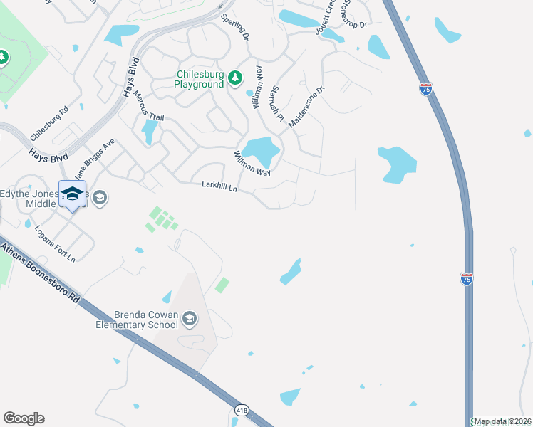 map of restaurants, bars, coffee shops, grocery stores, and more near 4679 Larkhill Lane in Lexington