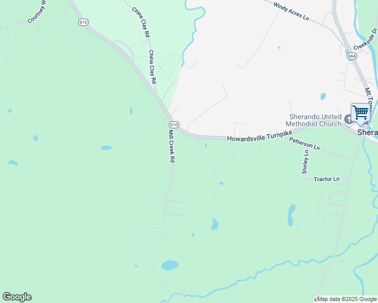 map of restaurants, bars, coffee shops, grocery stores, and more near 1741 Howardsville Turnpike in Stuarts Draft