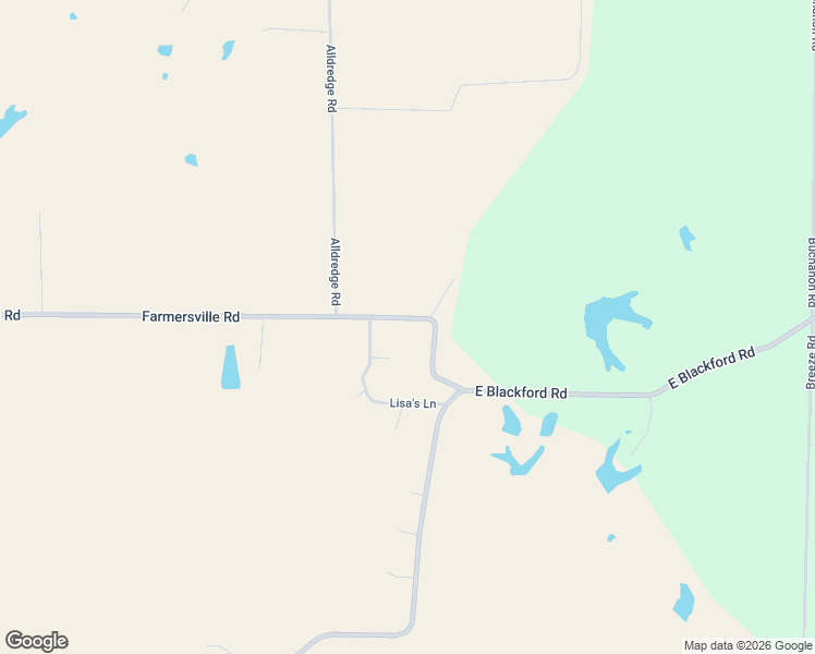 map of restaurants, bars, coffee shops, grocery stores, and more near 2655 Farmersville Road in Mount Vernon