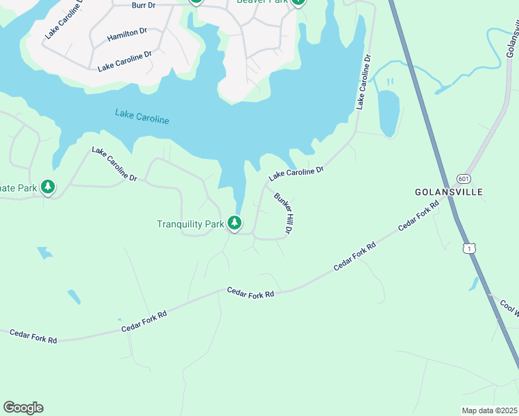 map of restaurants, bars, coffee shops, grocery stores, and more near 4 Congress Cove in Ruther Glen