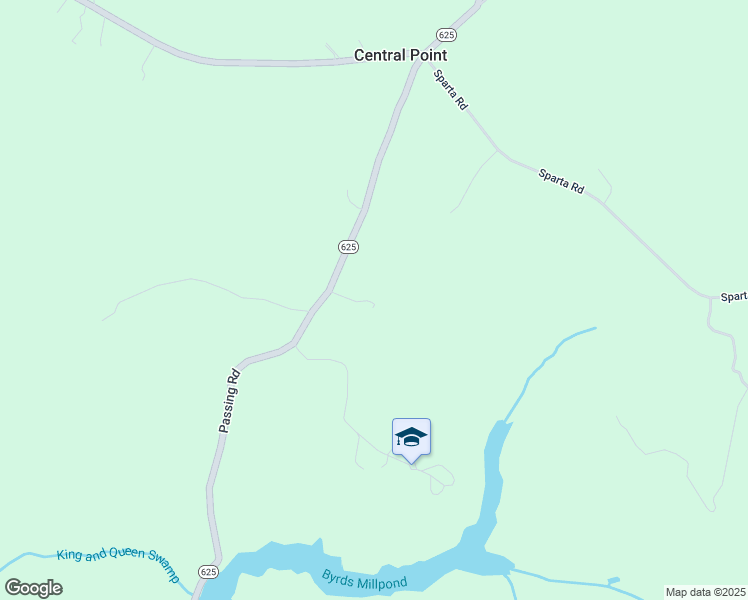 map of restaurants, bars, coffee shops, grocery stores, and more near 20271 Passing Road in Caroline County