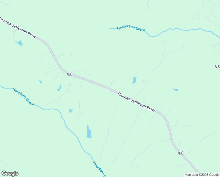 map of restaurants, bars, coffee shops, grocery stores, and more near 1826 Thomas Jefferson Parkway in Charlottesville